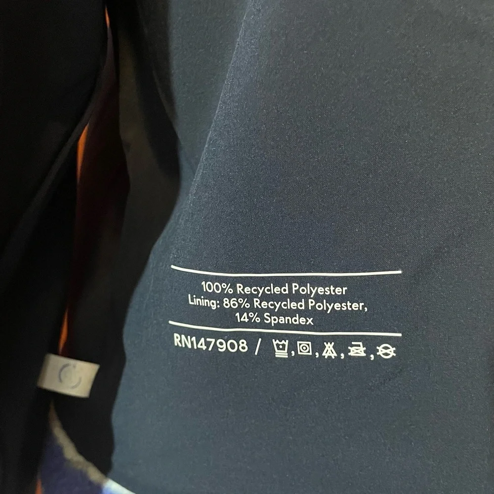 Outdoor Voices Women’s‎ Primo Fleece 1/4 Zip Pullover Blue Southwestern Sweater - Picture 4 of 5